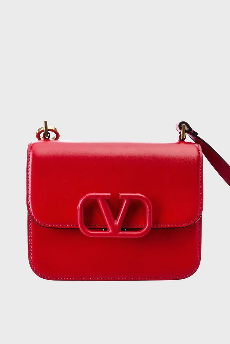 Фирменная красная сумочка Valentino